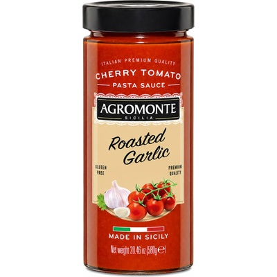 Agromonte omáčka na cestoviny z cherry paradajok a cesnaku 580 g