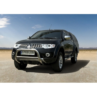 STEELER Predný ochranný rám nerez s EC homologáciou MITSUBISHI L200, 2009-2015