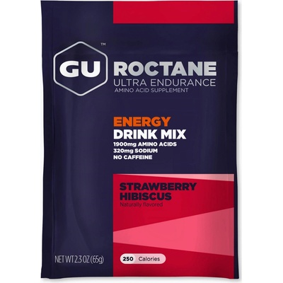 Energetický nápoj GU Roctane Energy Drink Mix strawberry/hibiskus 68 g