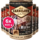 Konzervy pre psov Carnilove Wild Meat Lamb & Wild Boar 6 x 400 g