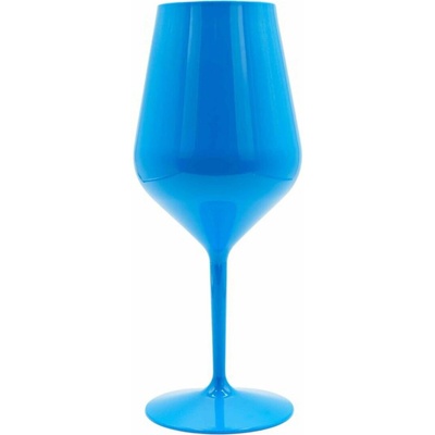 Gold plast pohár na víno plastový modrý 470 ml