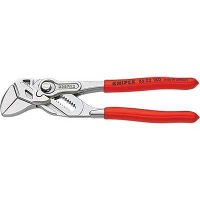 Knipex Klešťový klíč, chromovaný povrch, rukojeť potažená plastem, 180 mm – Zboží Mobilmania