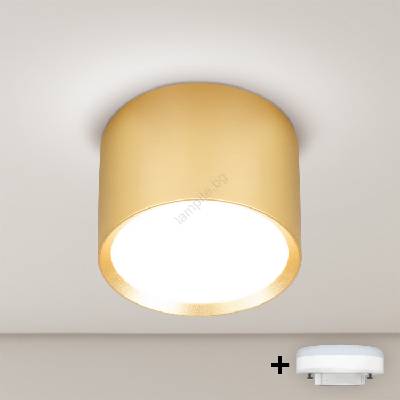 - LED Точково осветително тяло SMOOTH 1xGX53/15W/230V златисто (BG2835)