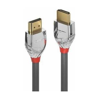 Lindy Кабел LINDY 37876 : : Cromo Line, HDMI 2.0, Type A - Type A, M / M, 4K (4096 x 2160), 60 Hz, 18 Gbps, 10 m, 24K накрайници, Черен / Сребрист, LNY-37876