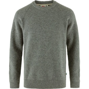 Fjällräven Мъжки вълнен пуловер Fjällräven Övik Rib Sweater Wool jumper - Grey (105-4775-0213)