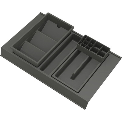 GOLLINUCCI Kúpeľňový organizér s príslušenstvom 450mm 308x422x90mm antracit 10900302
