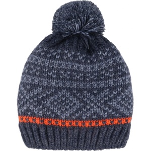 maximo Детска зимна шапка (beanie) maximo Kid's Mütze Futterstreifen m. Pompon Beanie - Navy Melange - размер 51-53 cm (904-7278-0211)