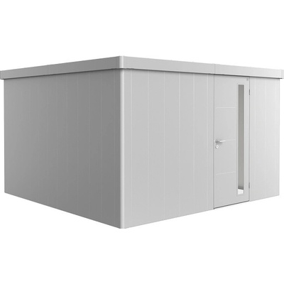 Biohort Neo 4D 348 x 348 stříbrný s jednokřídlými dveřmi