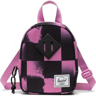Herschel Heritage crossbody Little Herschel Stencil Checker Opera Mauve