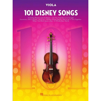 Hal Leonard 101 Disney Song for Viola Noty