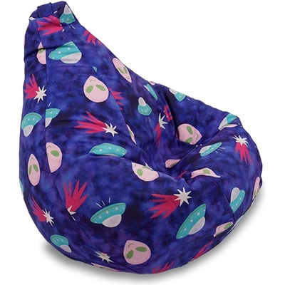 Pufrelax Пуф круша за деца Nirvana Light, Водоустойчив, Н. Л. О, Многоцветен