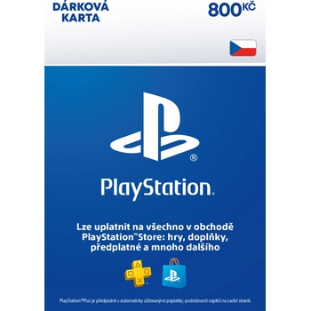 PlayStation Store predplatená karta 800 Kč