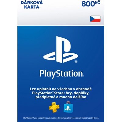 PlayStation Store predplatená karta 800 Kč
