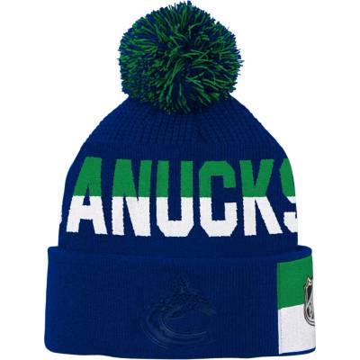 OUTERSTUFF Detská Zimná čiapka Vancouver Canucks Faceoff Jacquard Knit