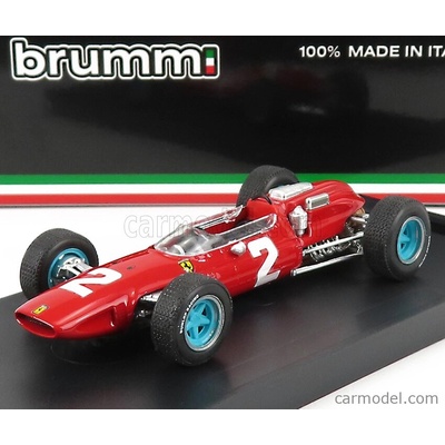 Brumm Ferrari F1 158 N 2 Winner Italy Gp John Surtees 1964 World Champion Red 1:43