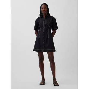 GAP Риза от поплин, мини рокля Gap GAP | Cheren | ЖЕНИ | XXS