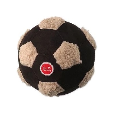 Dog Fantasy Snuggle hračka pískacia lopta 15 cm mix farieb