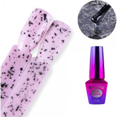 Molly Lac gel lak Top coat Black Jack bezvýpotkový 10 ml