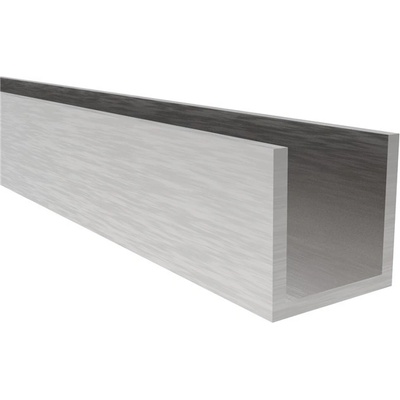 Hliníkový U profil AL-Imitace Nerez 20x20 mm, L3000 – Zboží Dáma