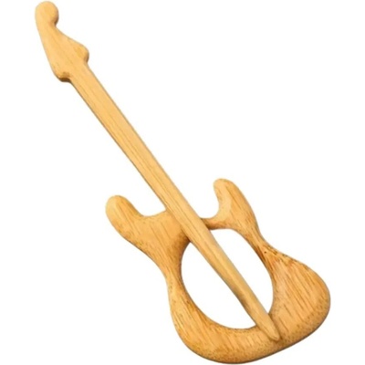 Gaira Drevená brošňa Gitara 3922