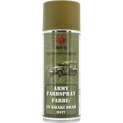 MFH Armádna v spreji WH KHAKI DRAB matná 400 ml