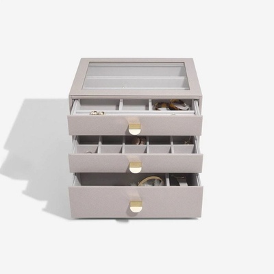 Stackers šperkovnice se šuplíky 3v1 Taupe Classic Drawers šedobéžová 75886