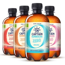 Captain Kombucha Zero Trial pack 4 x 400ml