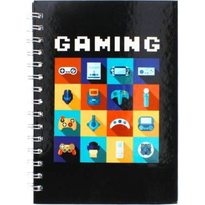 CreativeToys Špirálový zošit Gaming A5
