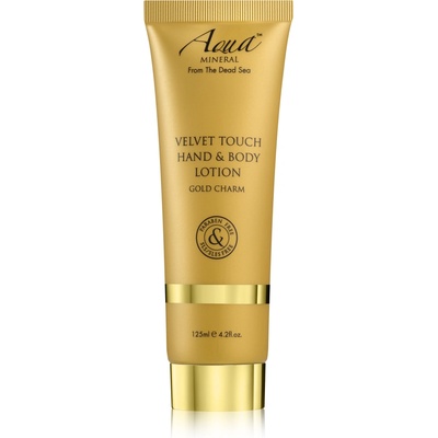 Aqua Mineral Velvet Touch Gold Chram mléko na tělo a ruce 125 ml