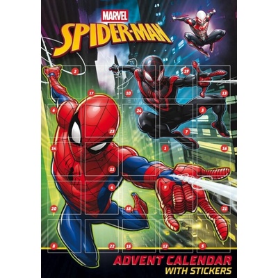 JIRI MODELS Adventní kalendář se samolepkami Spiderman
