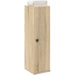 vidaXL Шкаф за баня с държач за ролки, дъб сонома, 20, 5x22x72 см (858517)