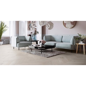 Barlinek Трислоен паркет Barlinek Oak Cappuccino Herringbone 180 (8843)