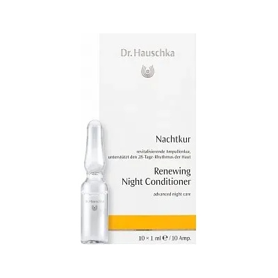 Dr. Hauschka Renewing Night Conditioner нощен серум за лице за всички видове кожа 10x1 ml