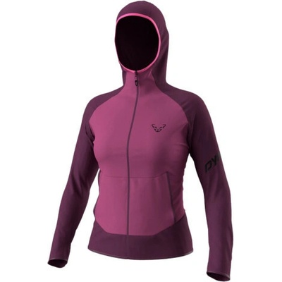 Dynafit TRANSALPER LIGHT POLARTEC HOODED JACKET tmavě růžová