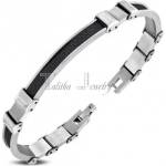 Talitha Мъжка гривна с карбон - talitha-jewelry - 36,01 лв