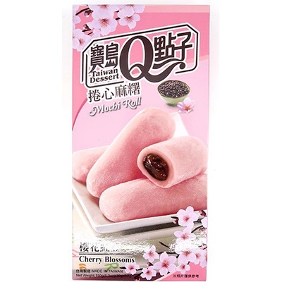 Q Brand Mochi rolky Cherry Blossom 150 g