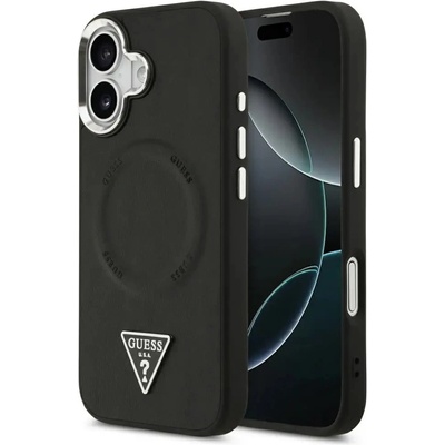 GUESS Калъф Guess Triangle Logo MagSafe за iPhone 17 - черен