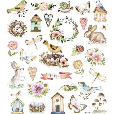 DP Craft Samolepky jarní čas 31 ks – Zbozi.Blesk.cz