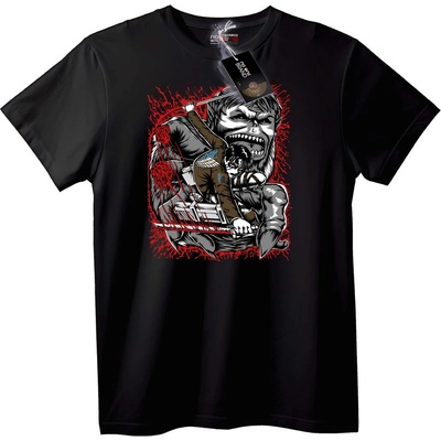 NOONEBRAND Тениска Ездач на Чудовища - 7XL, White