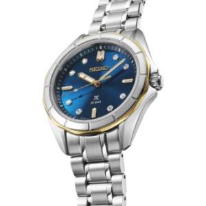 Seiko Дамски часовник Seiko Prospex Ladies Marine Sports Diamond-set in Nautical Navy - SUR620J1 (SUR620J1) Часовници