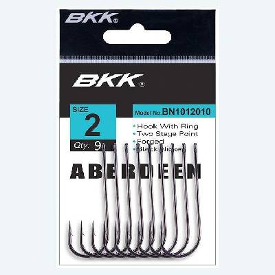 BKK Aberdeen- R Diamond Single Hook Black Nickel vel.8 10 ks