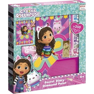 Totum Творчески комплект Totum - Декорирай сам таен дневник с диаманти Gabby's Dollhouse (T420502)