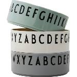 Design Letters Купички Breakfast Dinner зелени 3 бр (20103001GREEN)