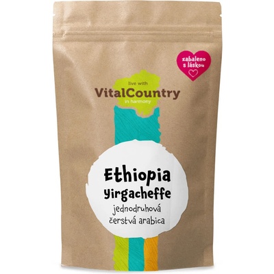Vital Country Ethiopia Yirgacheffe mletá 1 kg