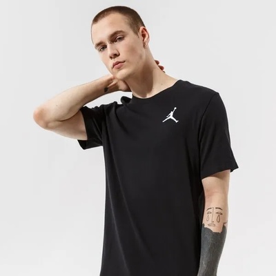 Jordan Тениска M J Jumpman Emb Ss Crew мъжки Дрехи Тениски DC7485-010 Черен M (DC7485-010)