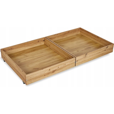 Klups Zásuvka - úložný prostor pod postel LittleSky 160x80 Dub – Zbozi.Blesk.cz