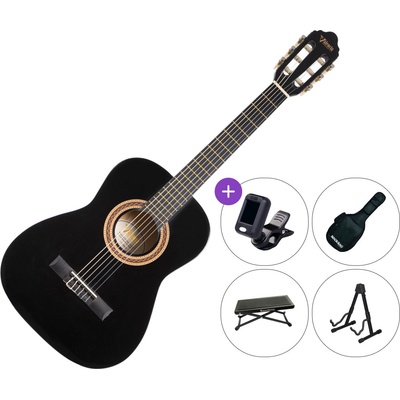 Valencia VC102 SET Black Класическа китара с размер 1/2