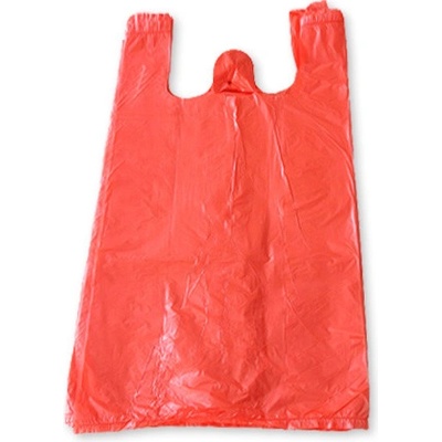 Mikrotenová taška trhacia ČERVENÁ 15 kg 36 x 70 cm blok 100 ks