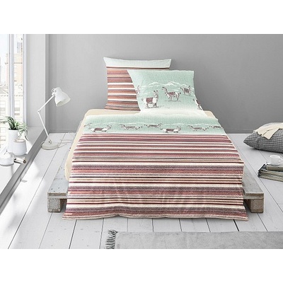 IRISETTE flanel obliečky FEEL 8115-60 140x200 70x90