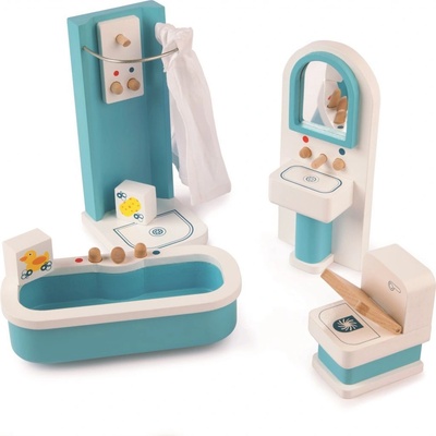 Tidlo Dřevěný nábytek koupelna tyrkysová – Zbozi.Blesk.cz